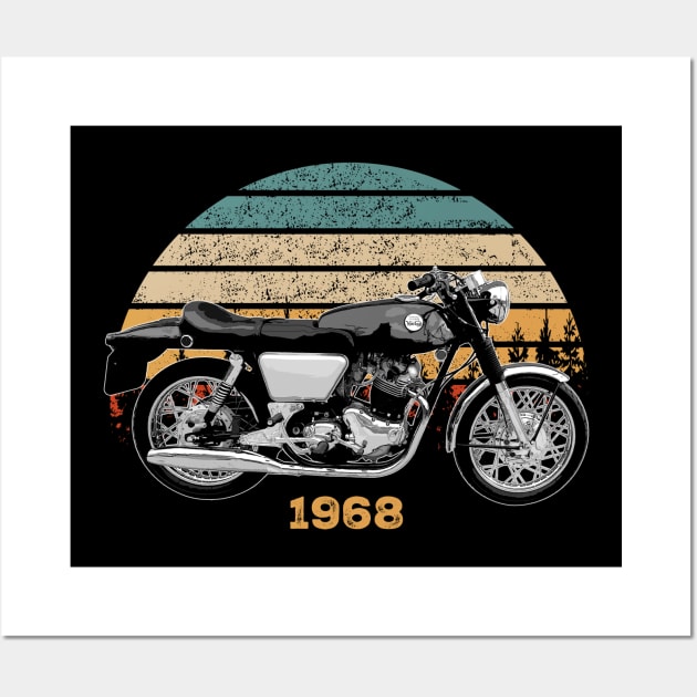 1968 Norton Commando Vintage Motorcycle Design Motorcycle Posters and Art Prints TeePublic